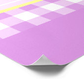 子羊スキップかわいいウィムジー名前をカスタムする子供部屋 ポスター (角)