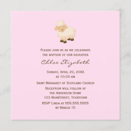 子羊バプテスマ 招待状