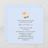 子羊バプテスマ 招待状 (正面/裏面)