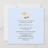 子羊バプテスマ 招待状 (正面)