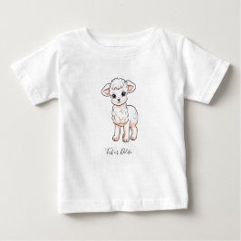 子羊ベビーTシャツ ベビーTシャツ