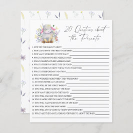 子羊 – パーティーゲーム | 20親に関する質問