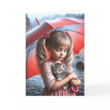 子考え猫の女の子