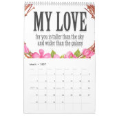 子育てのインスピレーションの年 カレンダー (3月 2027)