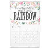 子育てのインスピレーションの年 カレンダー (2月 2027)