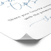 子育てのヒントTwinkle Star Baby Shower Boy ポスター (角)