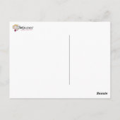 子育ては…論理 ポストカード (裏面)