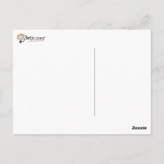 子育ては…論理 ポストカード (裏面)