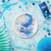 子育てへのセーリング：男の航海の子の赤ちゃんシャワー ペーパープレート (パーティー)