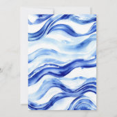 子育てへのセーリング:男の航海の子の赤ちゃんシャワー 招待状 (裏面)