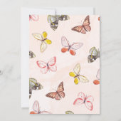 「子育てへようこそ:新しい始まりのお祝い 招待状 (裏面)