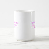 子育てカフェラブ タイポグラフィ コーヒーマグカップ (中央)