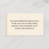 子育てコーチ 名刺 (裏面)