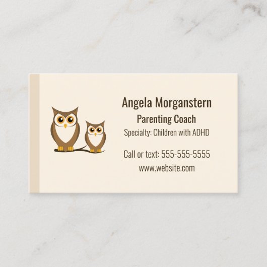 子育てコーチ 名刺 (正面)