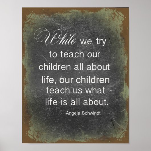 子育て引用文 ポスター (正面)