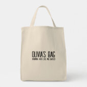 子育て真実 | 母おもしろいのバッグ トートバッグ (裏面)