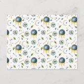 子育て魔法ハロウィーンベイビーシャワーアドバイスカード エンクロージャーカード (裏面)