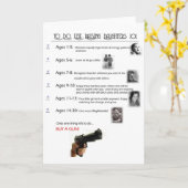 子育て101 カード (黄色い花)