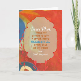 子親愛供のマお気に入りのマ カード