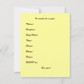 子誕生日3歳 – ハッピーバースデー! カード (裏面)