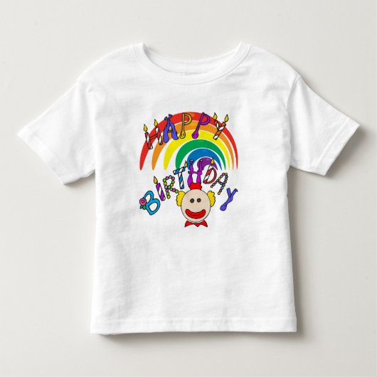 子誕生日 トドラーTシャツ (正面)