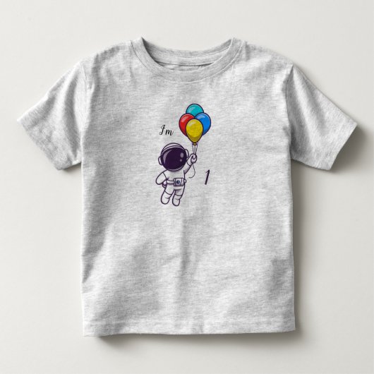 子誕生日 トドラーTシャツ (正面)