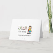 子読供の本 カード (裏面)