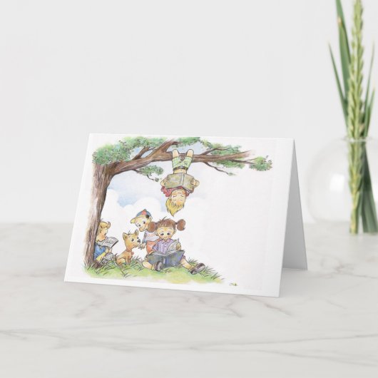 子読供の本 カード (正面)