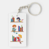 子読供の本 キーホルダー (裏面)