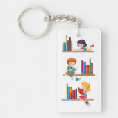 子読供の本 キーホルダー (正面)