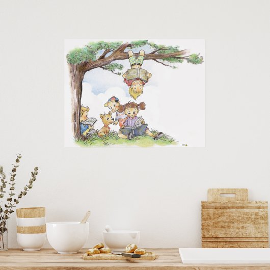 子読供の本 ポスター (キッチン)