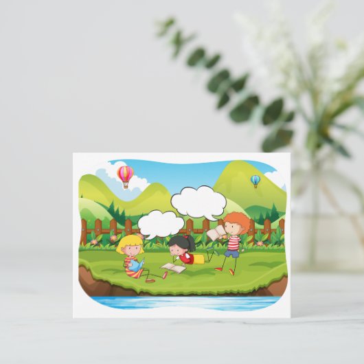 子読供 ポストカード (スタンド正面)