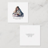 子読供A本の子ども作家 スクエア名刺 (正面/裏面)