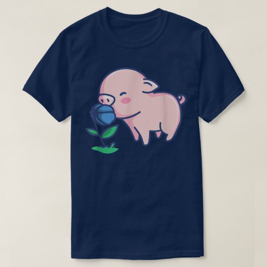 子豚かわいい Tシャツ (デザイン正面)