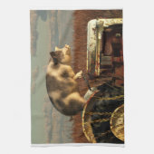 子豚の夢 キッチンタオル (縦)