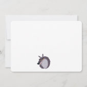 子豚の誕生日招待状、農場のこの小さな豚ちゃん 招待状 (裏面)