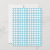 子豚の銀行ベビーシャワー 招待状 (裏面)