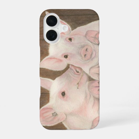 子豚 iPhone 16ケース (裏面)
