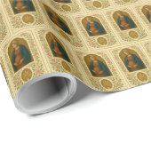 子賛美フローラを受けビクトリアンる母 ラッピングペーパー (ロールコーナー)