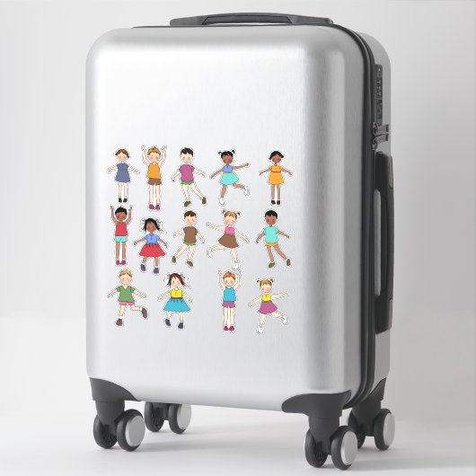 子遊どもシール シール (スーツケース)