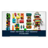 子遊セラピストキッズトイズ マグネット名刺 (正面)