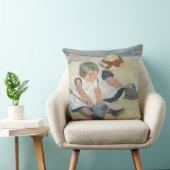 子遊供ビーチ1884年 クッション (椅子)