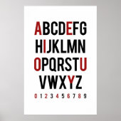 子音/母音 – 偶数/奇数 ポスター (正面)