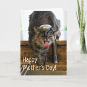 子風変わり供の母の日のカード カード (正面)