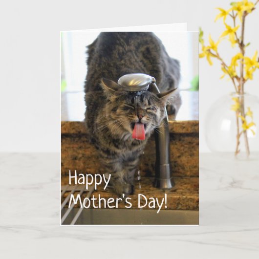 子風変わり供の母の日のカード カード (黄色い花)