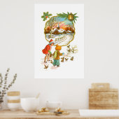 子食べ物を与えどもたち ポスター (キッチン)