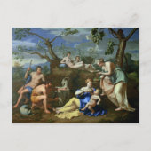 子食べ物を与え木星の法則， c.1640 ポストカード (正面)