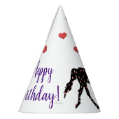 子馬およびハートの誕生日 パーティーハット (左)