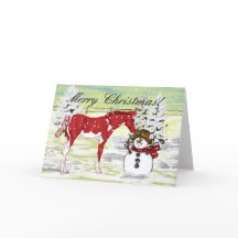 子馬および雪だるまのクリスマス