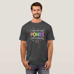 子馬のコレクターのTシャツ Tシャツ